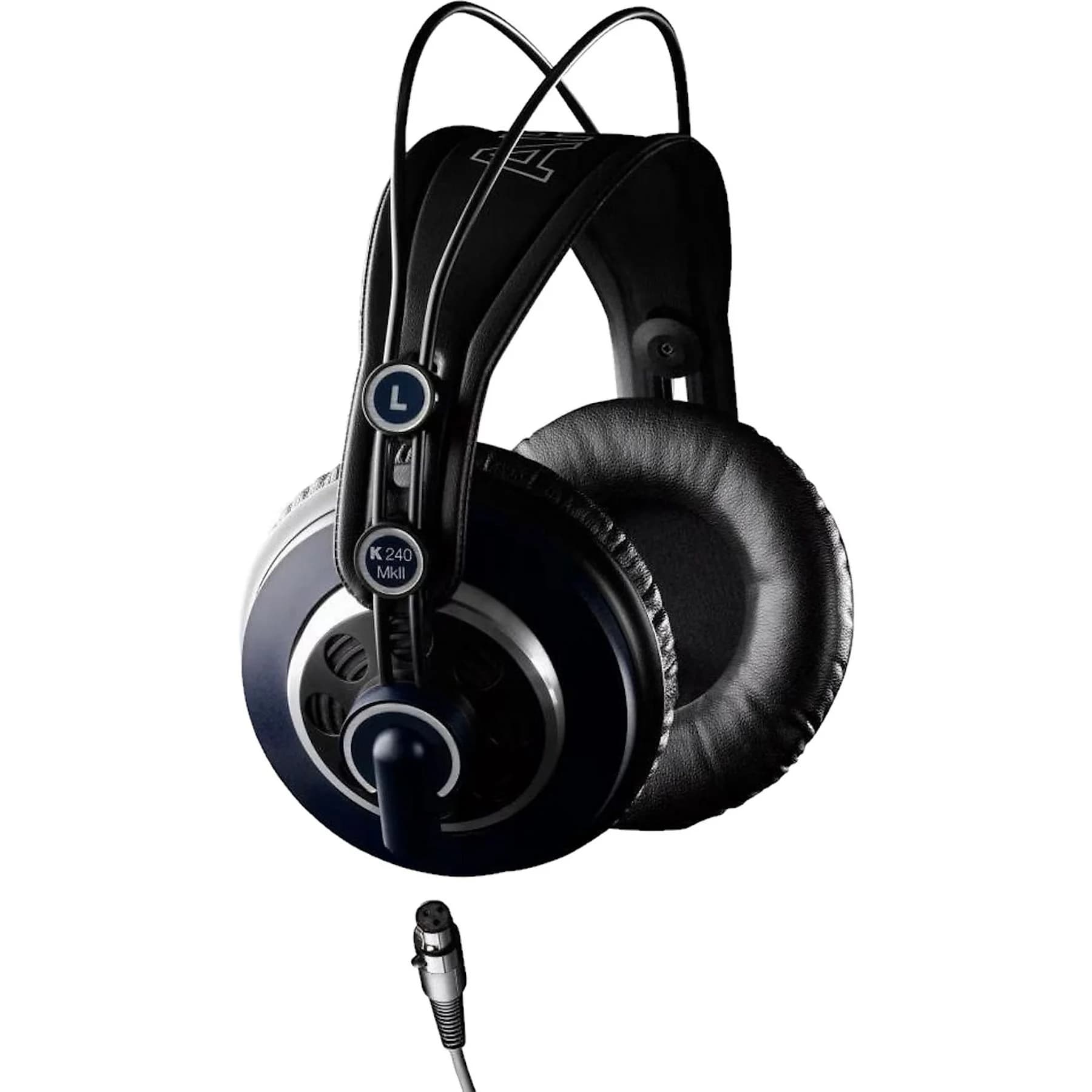 Cuffie filo akg 2058x00190 professional k240 mkii black black